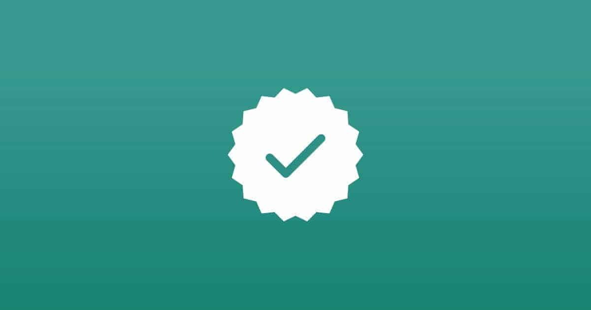 WhatsApp Business verified