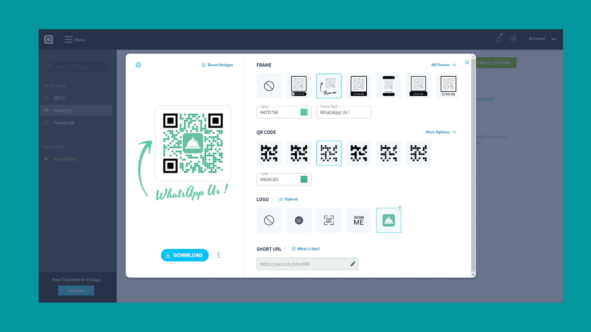 Utilizar el código QR de WhatsApp presente en vuestro perfil empresarial