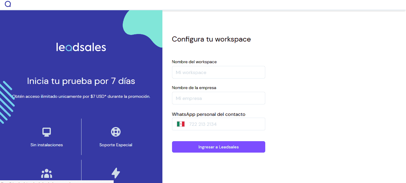 Comment s'inscrire sur Leadsales