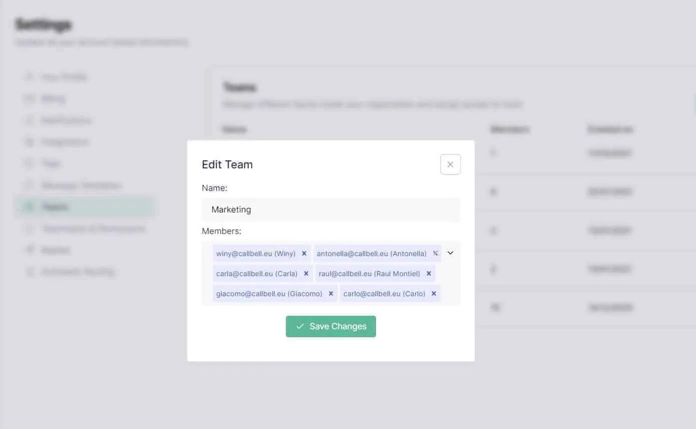 ¿Cómo integrar WhatsApp en varios departamentos?