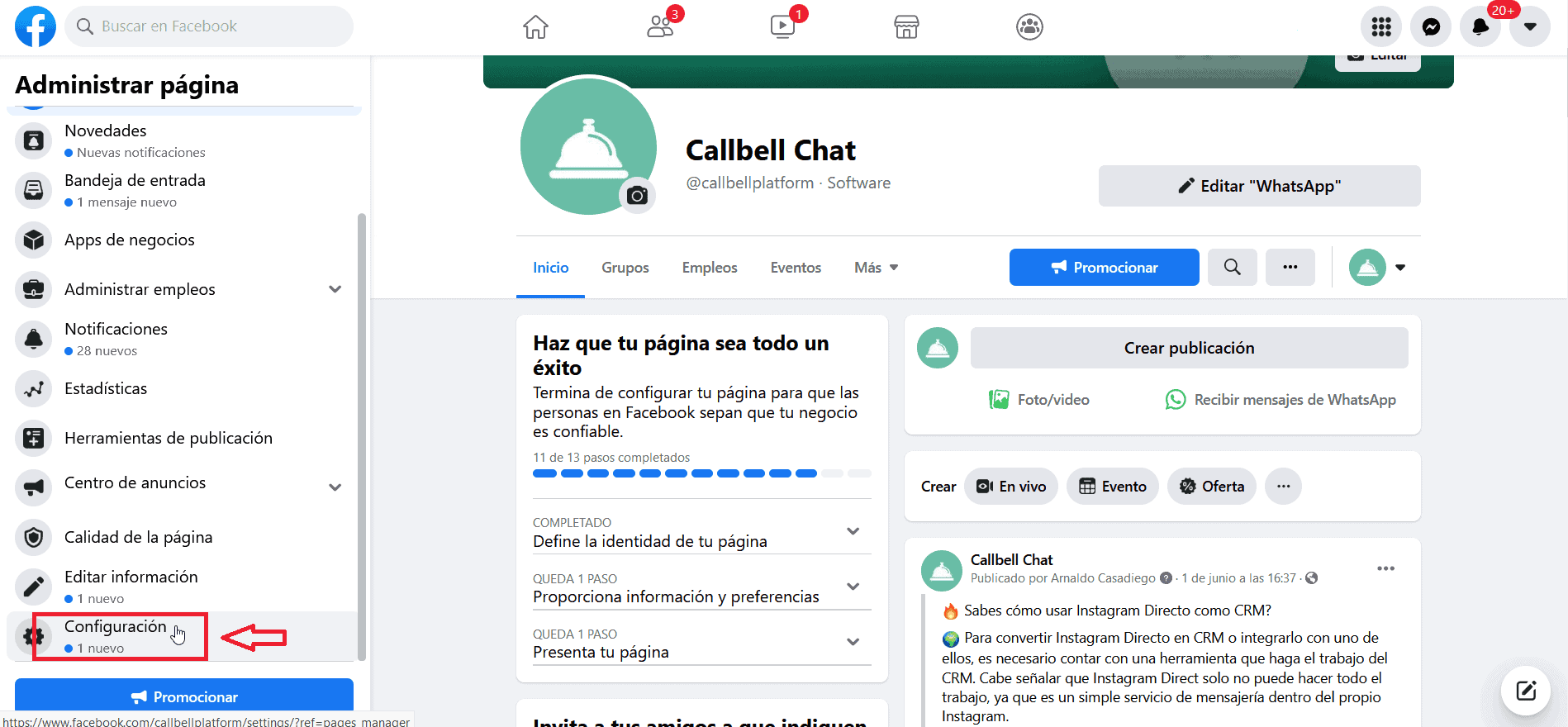 Comment ajouter un bouton WhatsApp à un post de Facebook?