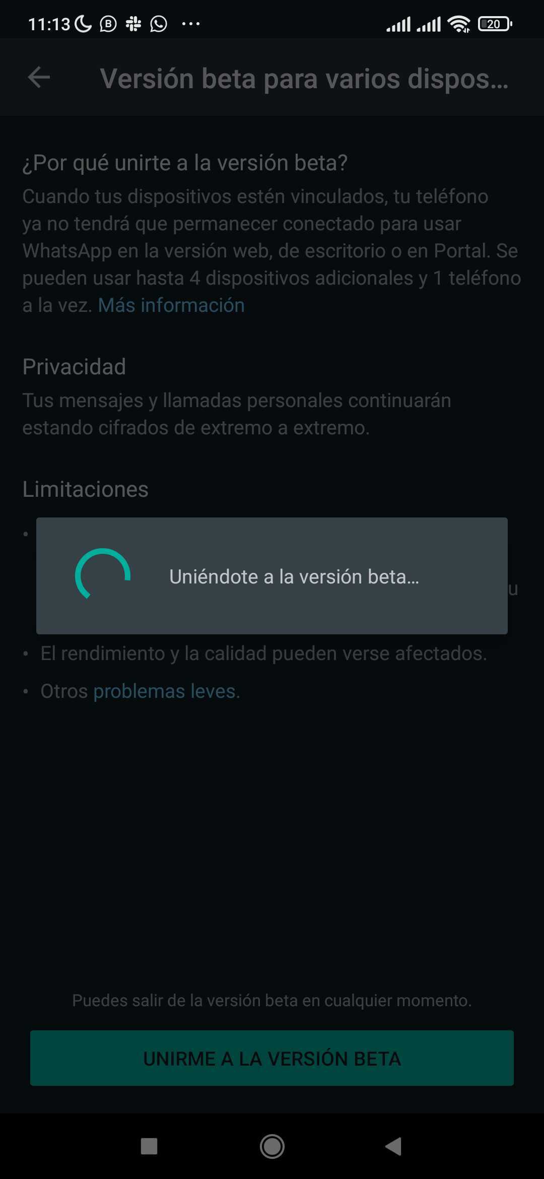Comment fonctionne WhatsApp Web sur 4 écrans?