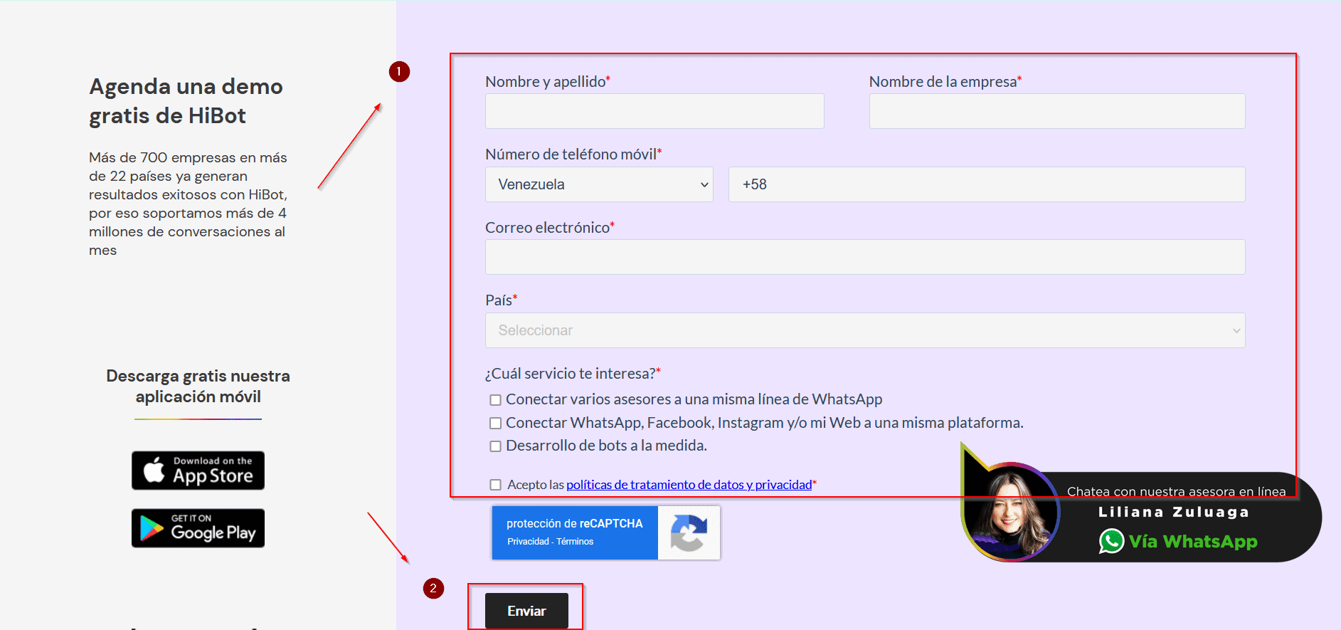 ¿Cómo funciona Hibot chat?