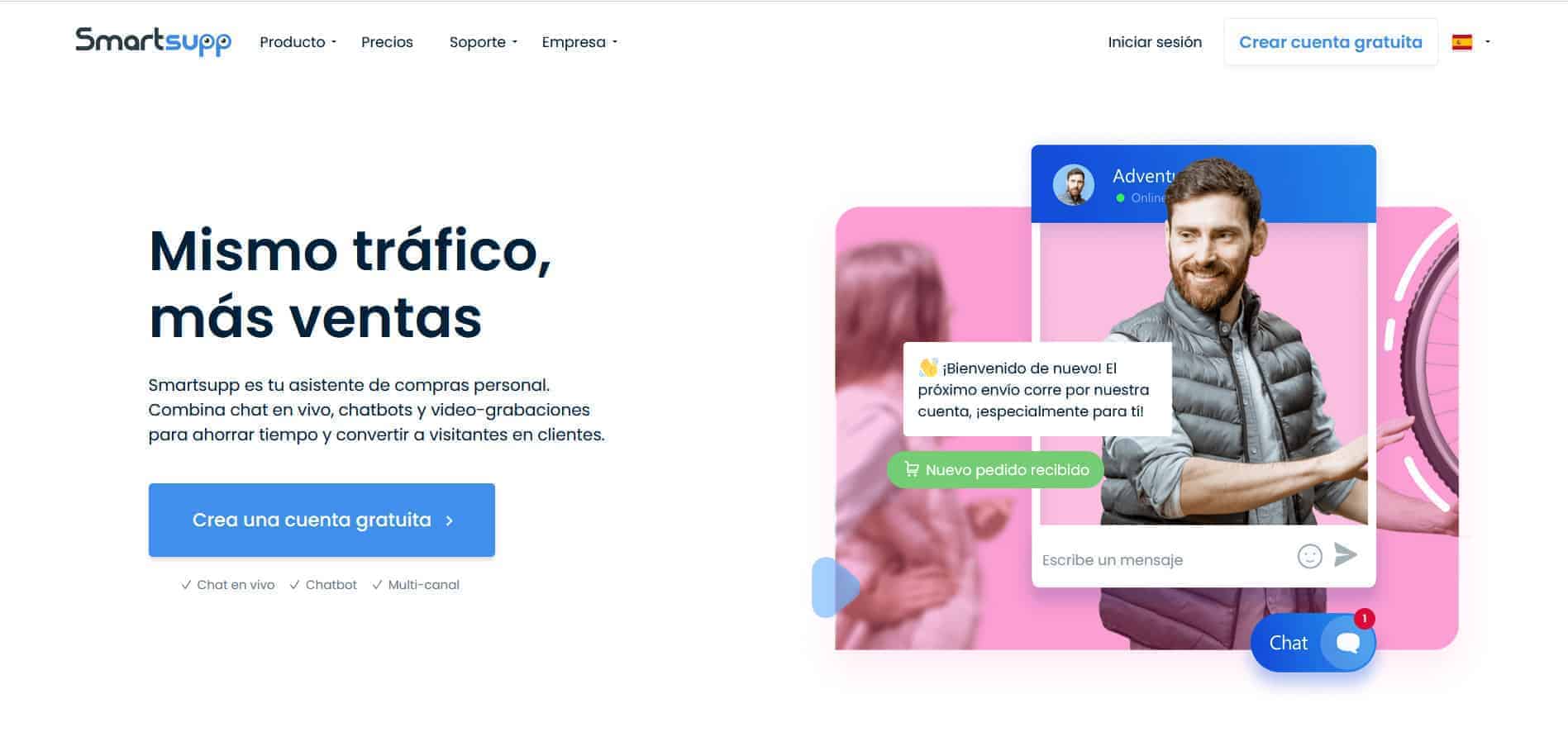 Diferença entre SmartSupp e Callbell