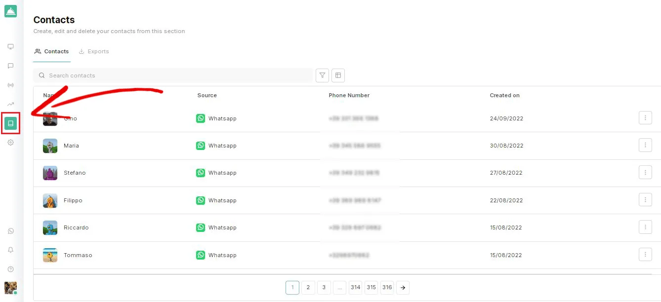 CRM integrated with WhatsApp Business for sales management