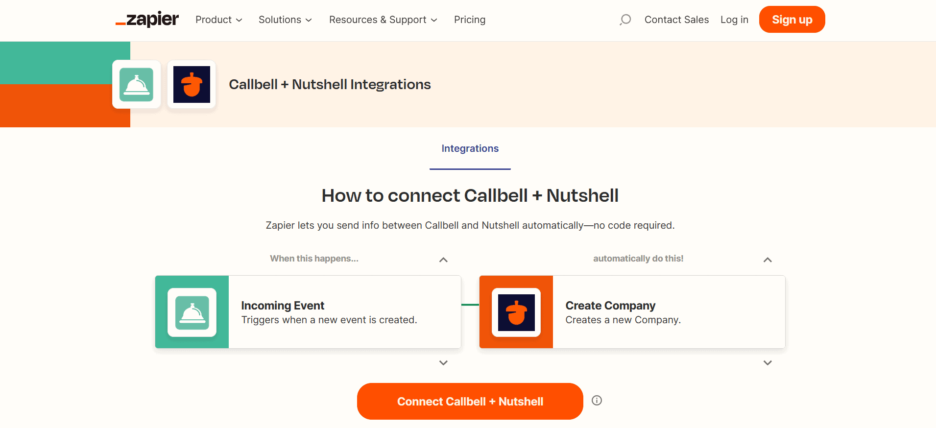 How to connect WhatsApp to Nutshell | Callbell