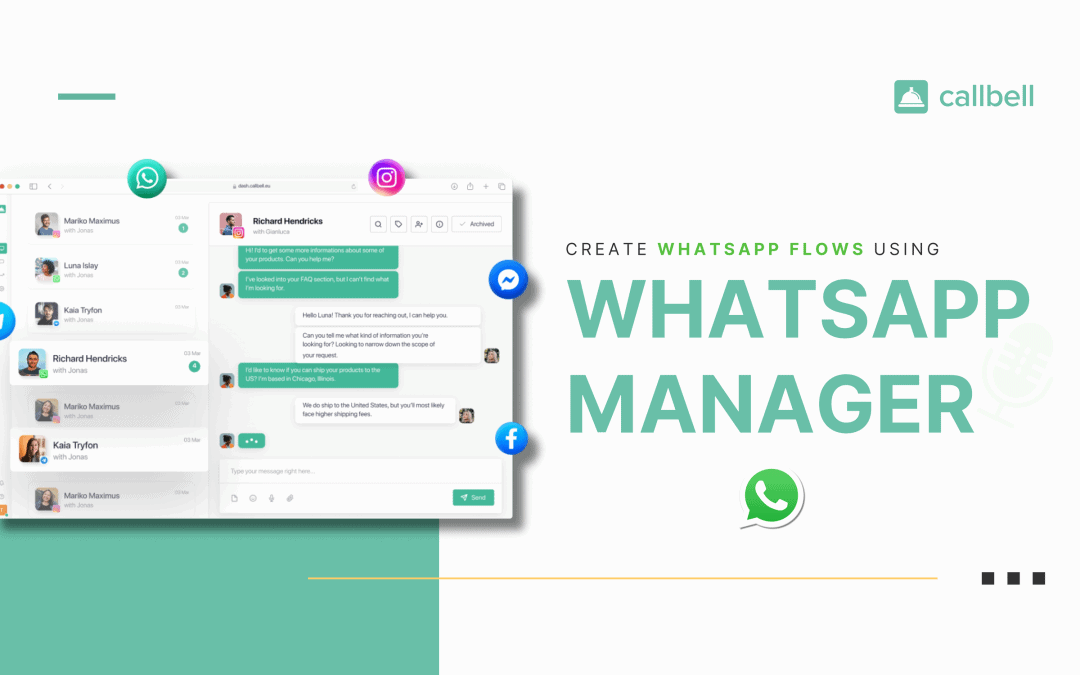 Crea flujos de WhatsApp usando WhatsApp Manager sin necesidad de código [Guía Completa]