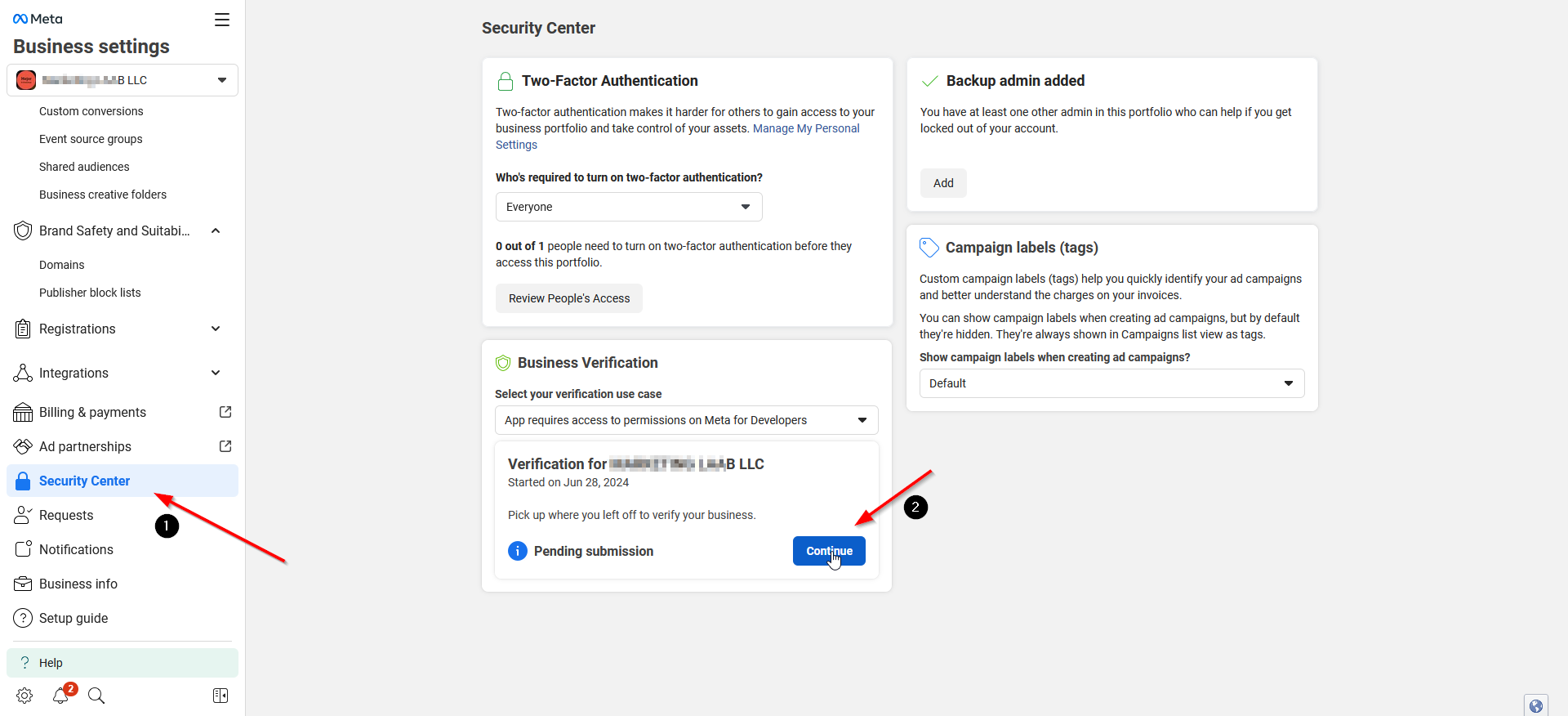 Facebook Business Manager