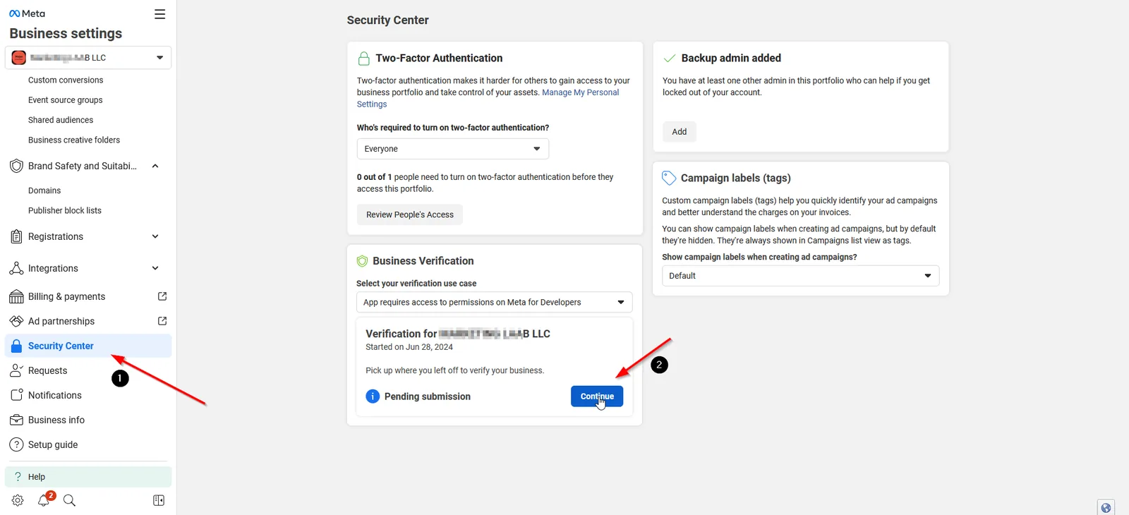 Facebook Business Manager