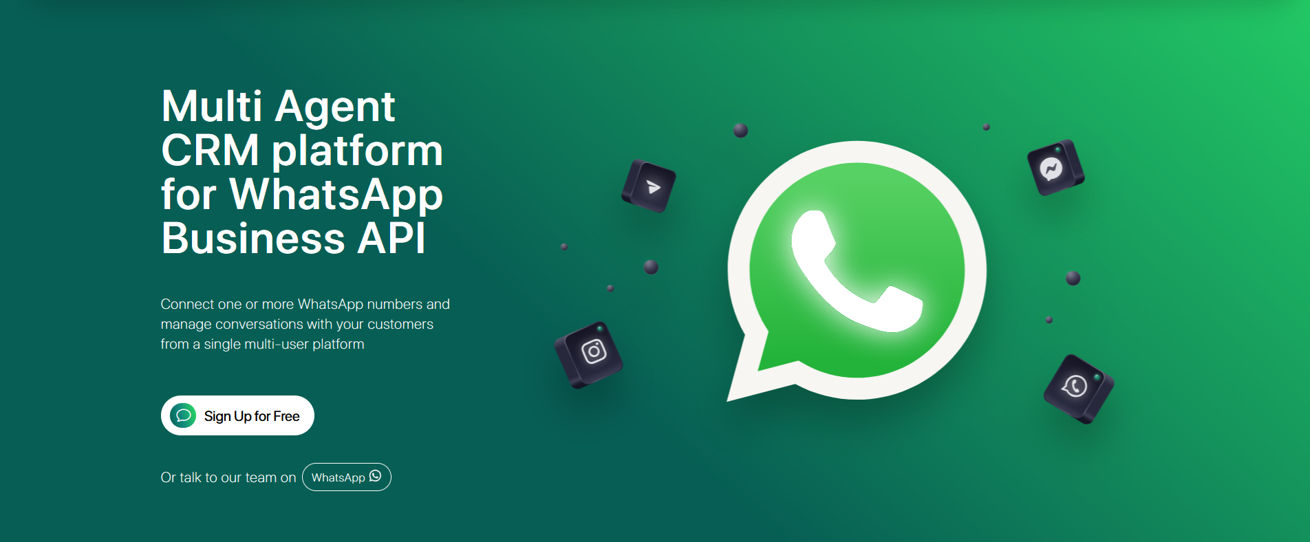 Callbell's AI WhatsApp Customer Service Platform AI-powered WhatsApp customer service dashboard showing conversation flows and analytics