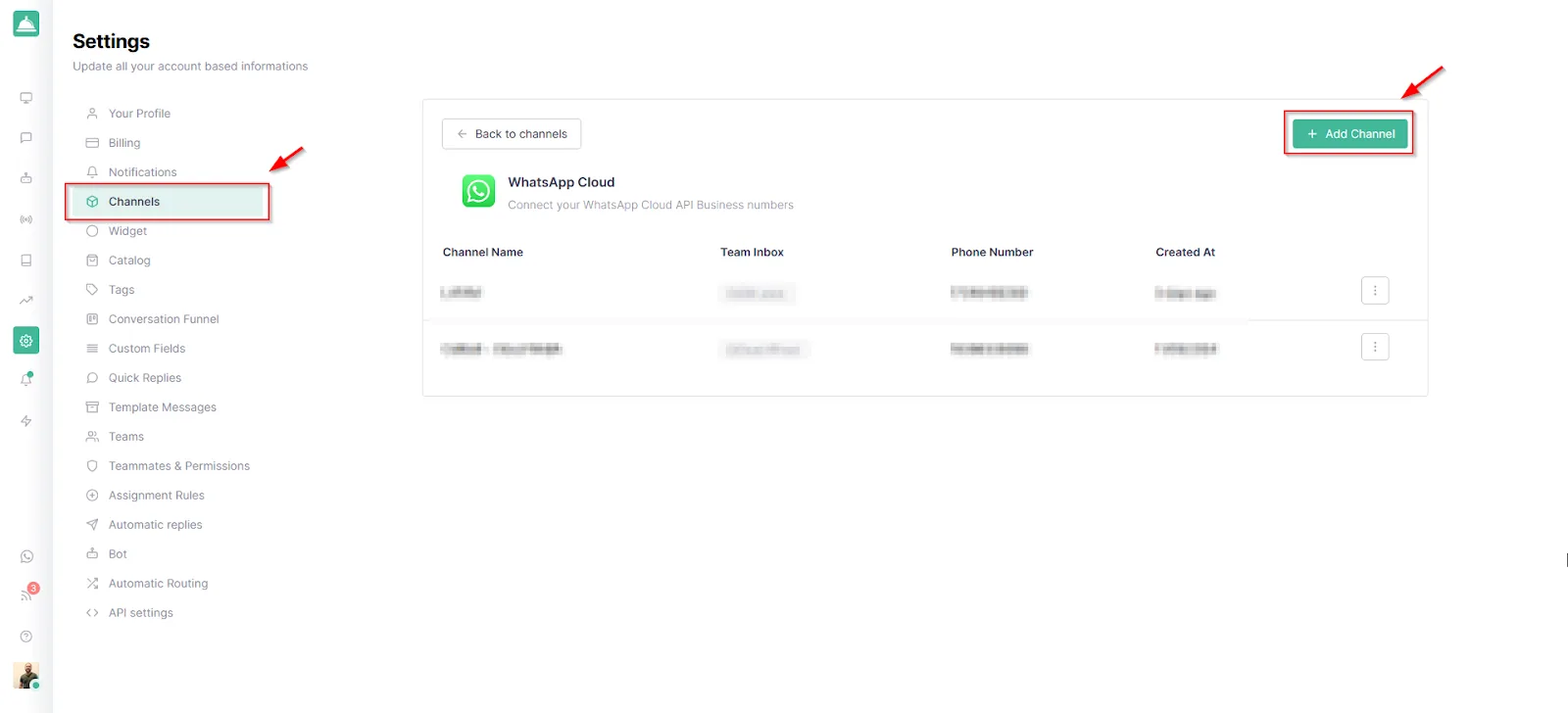 Como conectar WhatsApp Business a Callbell con Coexistence