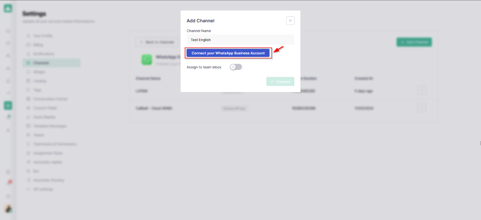 How to connect WhatsApp Business with Callbell using Coexistence