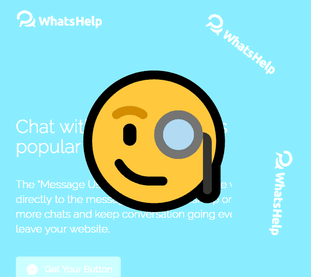 Button whatshelp chat Free WhatsApp