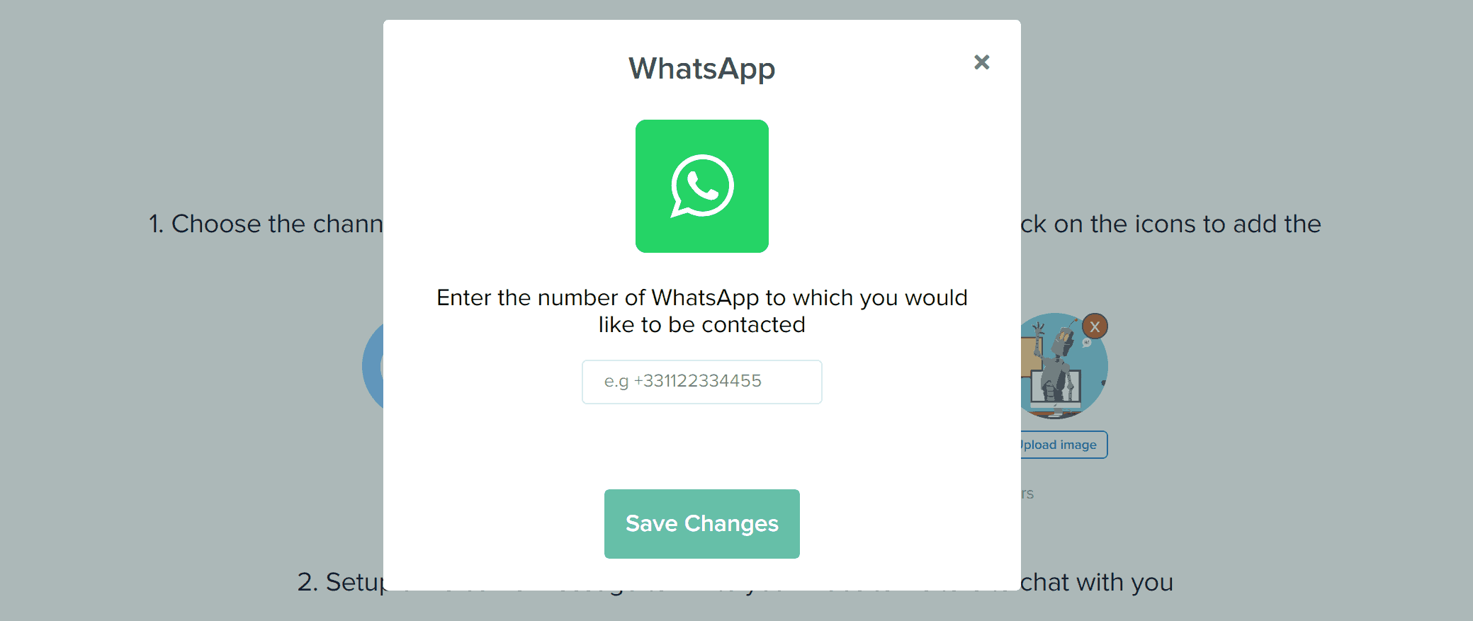 How to integrate WhatsApp to the Callbell chat widget