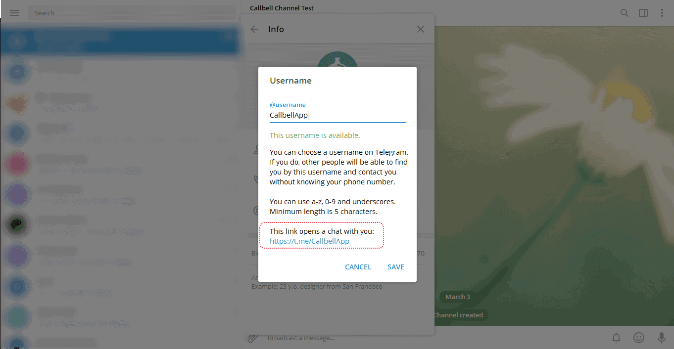 Come aggiungere link Telegram al proprio sito web