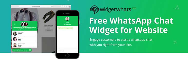 Widget for website whatsapp chat WhatsApp Widget