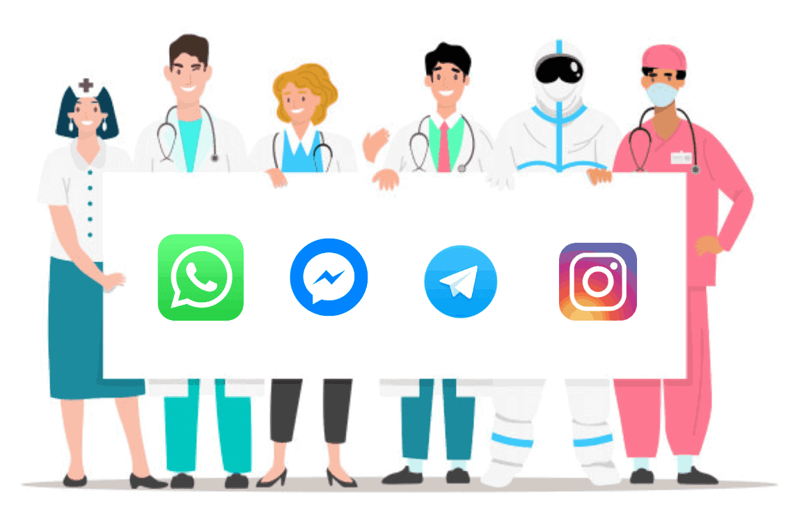WhatsApp & Messenger Help Desk for Medical Clinics