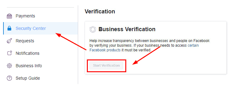 Come verificare un account Facebook Business Manager