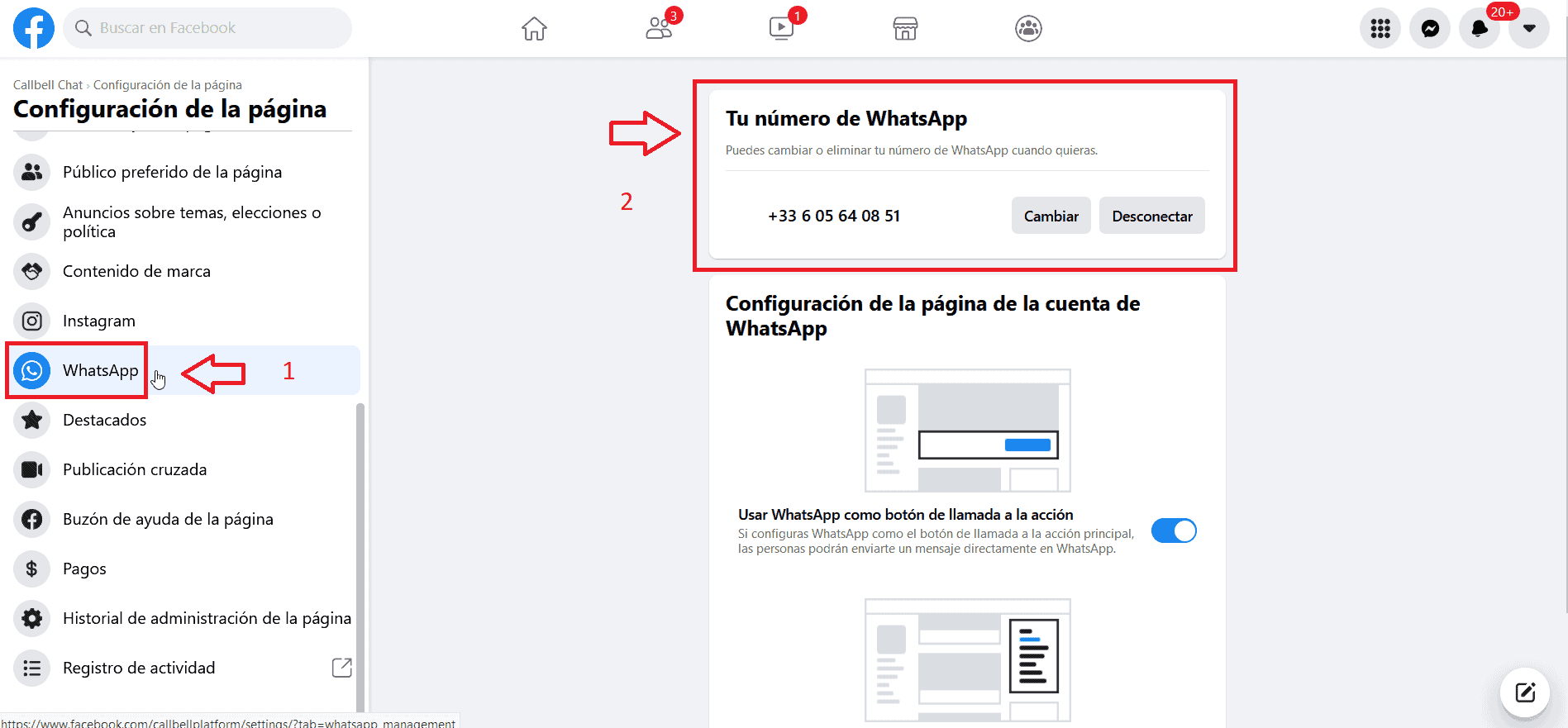How to add the WhatsApp button to a Facebook's post?