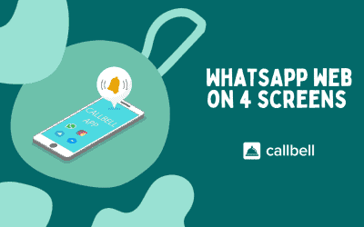 WhatsApp Web on 4 screens
