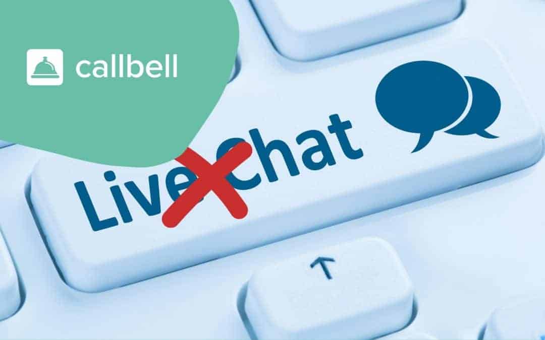 Diferencia entre una live chat y las app de mensageria