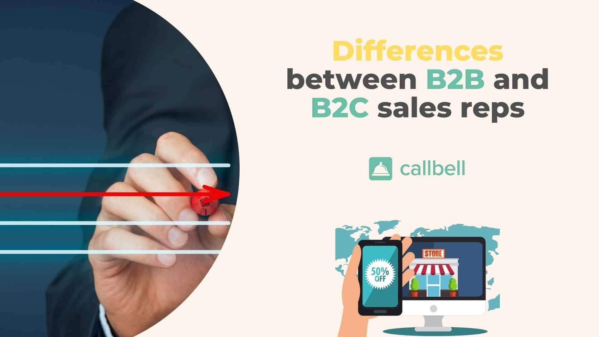 B2C sales and B2B sales