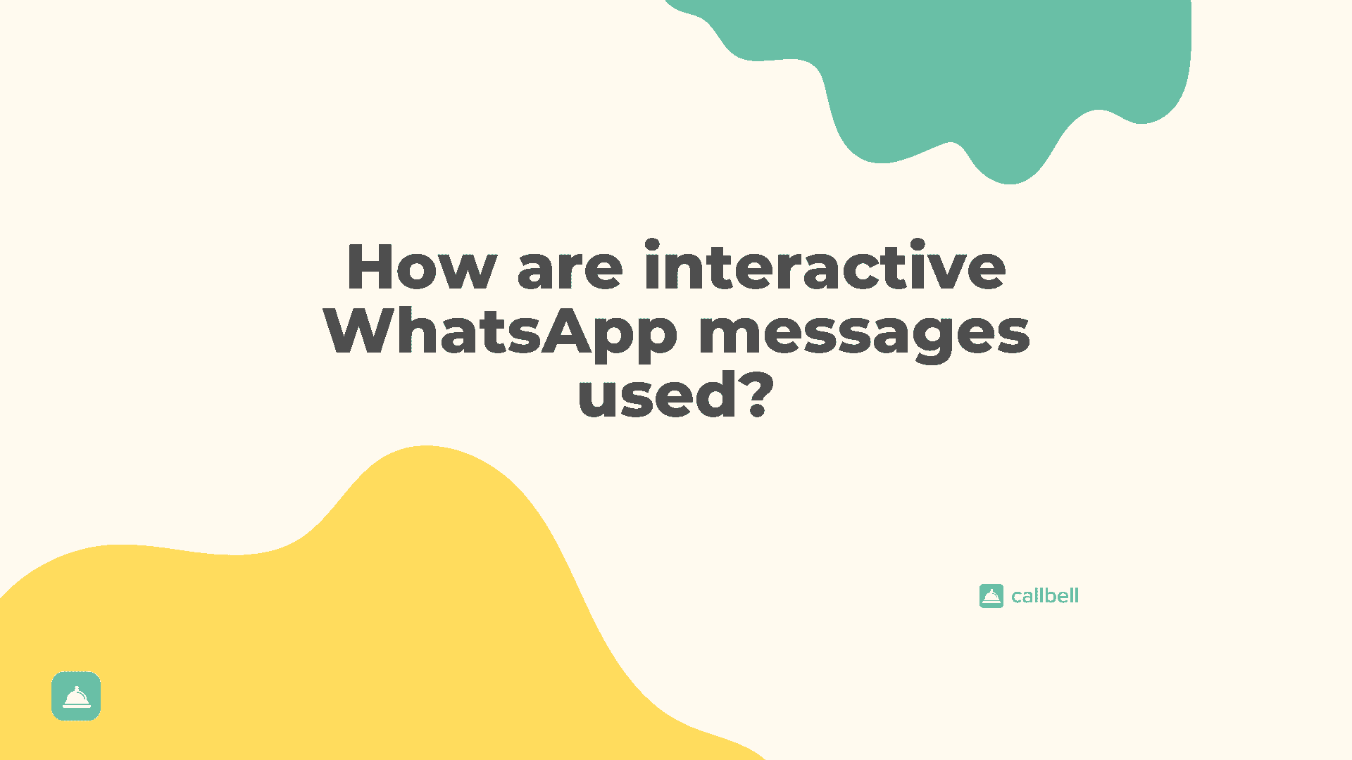 Mensagens interativas do WhatsApp
