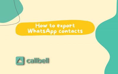 How to export WhatsApp contacts