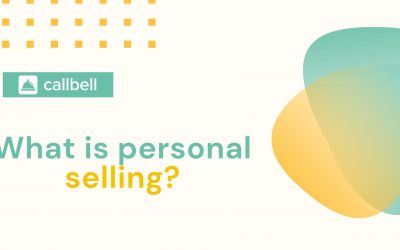 O que o personal selling (venda pessoal)?