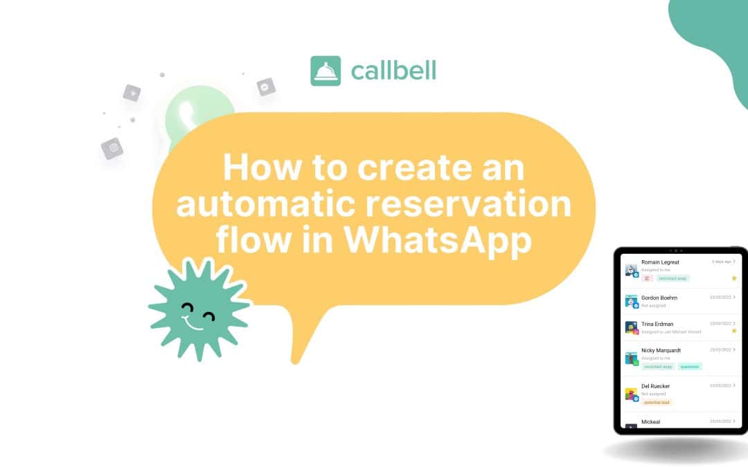 How to create automatic booking flows directly on WhatsApp