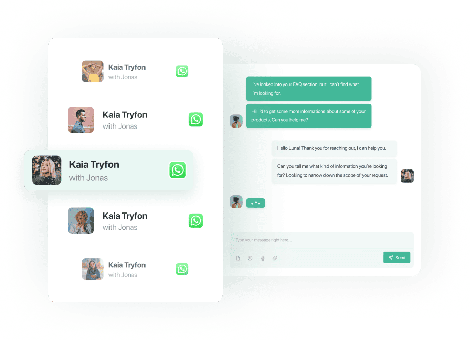Create personalized WhatsApp broadcast messages